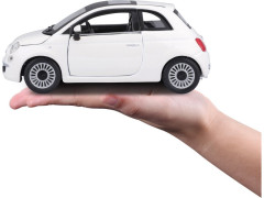 Bburago Fiat 500 2007 1:24 bílá