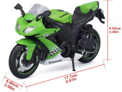 Maisto Kawasaki Ninja ZX-10R 1:12 se stojánkem