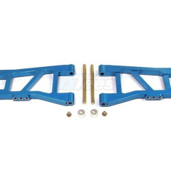 Tamiya DF-02 Alu Rear Lower Arm With Pins & 2.5mm E-clips & Screws - 1 pár